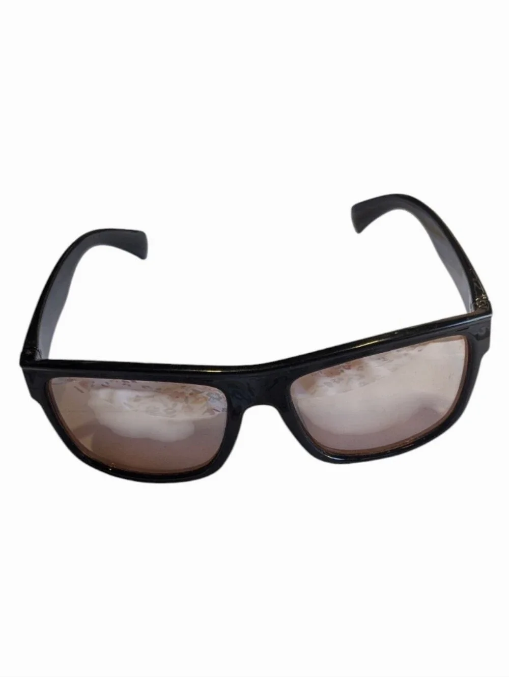 Classic Black Sunglasses with Brown Tinted Lenses Cat.3